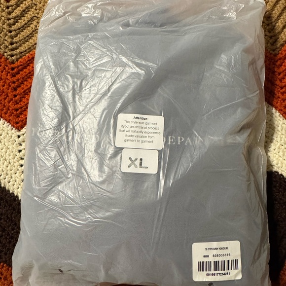 NEW Taylor Swift XL The Tortured Poets Department Official Gray Hoodie TTPD - Picture 4 of 5